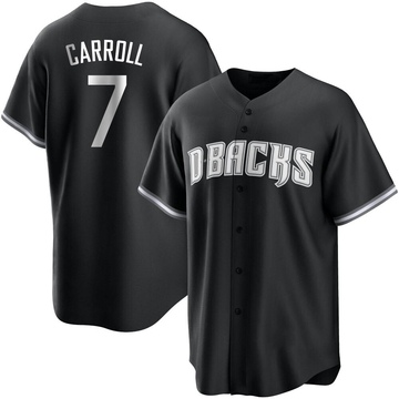 Corbin Carroll Jersey Arizona Diamondbacks White Pinstripe #7 ROTY