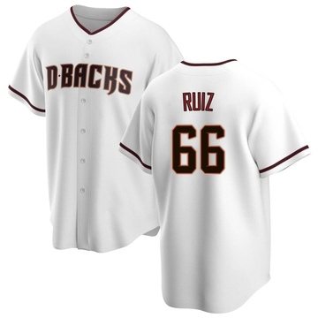 Jose Ruiz Men's Nike White Arizona Diamondbacks Alternate Replica Custom Jersey