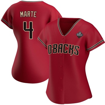 Replica Ketel Marte Women's Arizona Diamondbacks Red Alternate 2023 World Series Jersey