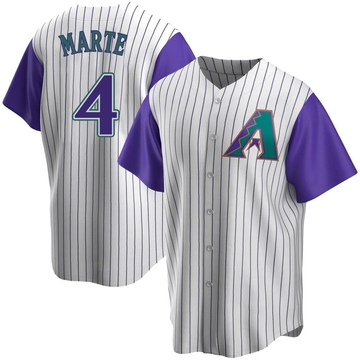 Authentic Arizona Diamondbacks Ketel Marte Majestic Flex Base /Teal Home  Collection Jersey - White