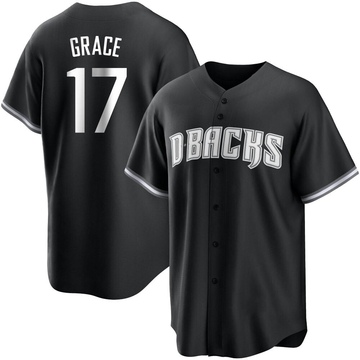 Fanatics Mark Grace Road Gray Men's Replica Jersey Large