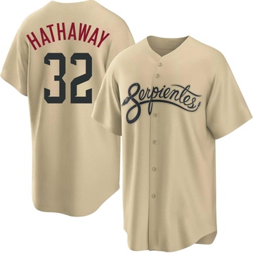 Replica Steve Hathaway Youth Arizona Diamondbacks Gold 2021 City Connect Cool Base Jersey